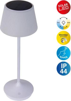 näve LED Tischleuchte Solarleuchte / Akkuleuchte