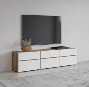 INOSIGN Lowboard Cross, moderne grifflose TV-Kommode,3
