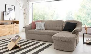 DOMO collection Ecksofa Pegnitz, elegante Rückensteppung,