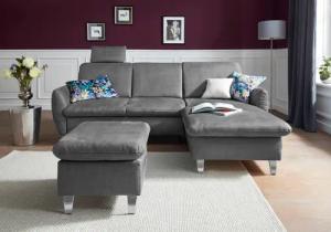 sit&more Ecksofa Daytona L-Form, mit Federkern,