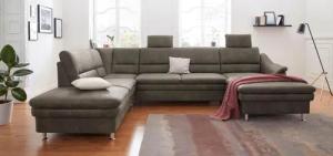 sit&more Wohnlandschaft Cardoso U-Form, mit Federkern