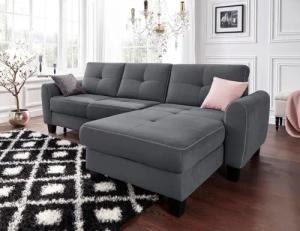 sit&more Ecksofa Varese L-Form, mit Federkern,