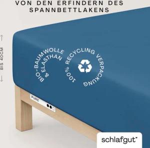 Schlafgut Spannbettlaken PURE BOXSPRING in Gr.