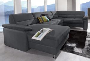 sit&more Wohnlandschaft Ascara U-Form, inklusive Boxspring/Federkern-Polsterung,