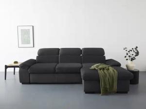 COTTA Ecksofa Lola L-Form mit Kopfteilfunktion