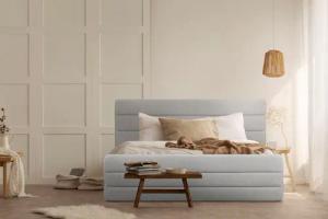 OTTO products Polsterbett Merrit, Quernaht im