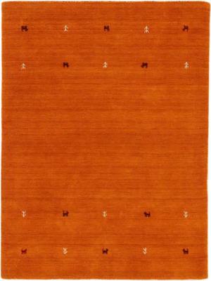carpetfine Wollteppich Gabbeh Uni, auch als