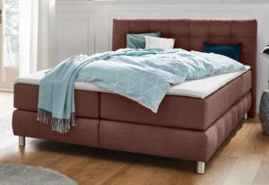 andas Boxspringbett Salo XXL, in Samtoptik