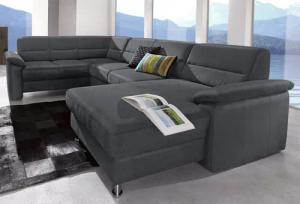 sit&more Wohnlandschaft Ascara U-Form, inklusive Boxspring/Federkern-Polsterung,