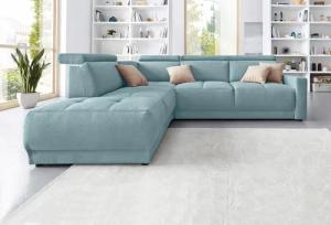 DOMO collection Ecksofa Ava, moderne Sitzheftung