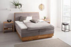 OTTO products Boxspringbett, LED-Beleuchtung, mit zertifizierten,