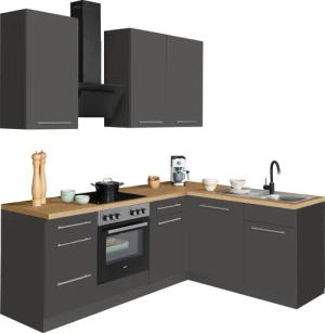 wiho Küchen Winkelküche Unna, mit E-Geräten,