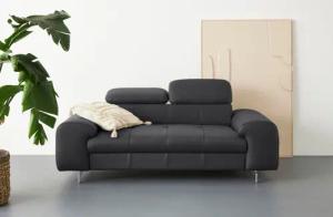 COTTA 2-Sitzer Chef, Big-Sofa mit Kopfteilverstellung,