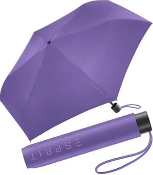 Esprit Stockregenschirm Mini Regenschirm Damen Slimline HW 2023, in den neuen Trendfarben, deep lavender