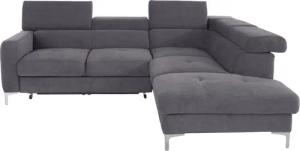 COTTA Ecksofa Sammy L-Form, mit Kopfteilverstellung,