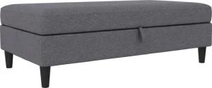 Dorel Home Stauraumhocker Hartford, Polsterhocker mit