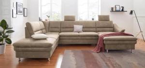 sit&more Wohnlandschaft Cardoso U-Form, mit Federkern