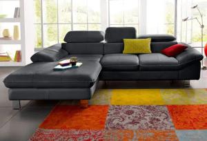 COTTA Ecksofa Driver L-Form, mit Kopfteilverstellung,