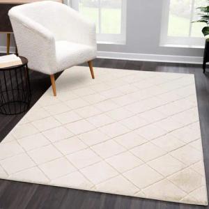 Carpet City Hochflor-Teppich Moment, rechteckig, Höhe: