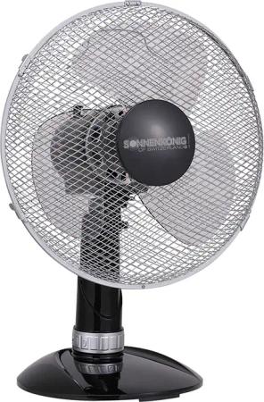 Sonnenkönig Tischventilator Black 12, Leistung 40W,