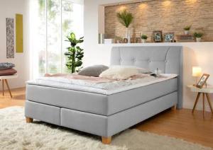 Home affaire Boxspringbett Calloway, inkl. Topper,