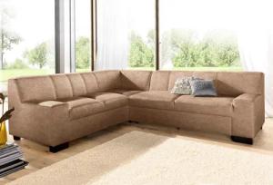 DOMO collection Ecksofa Norma, moderne Armlehnen,
