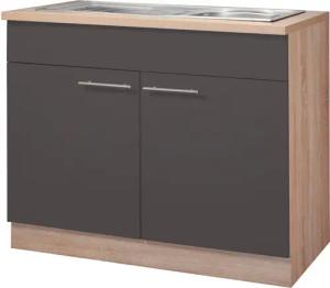 wiho Küchen Spülenschrank Montana 100 cm