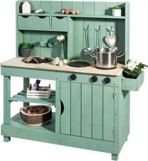 MUDDY BUDDY® Outdoor-Spielküche Explorer Holz, Matschküche,