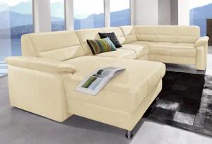 sit&more Wohnlandschaft Ascara U-Form, inklusive Boxspring/Federkern-Polsterung,