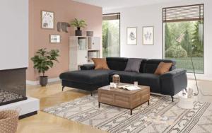 COTTA Ecksofa Kitty L-Form, mit Kopfteilverstellung,