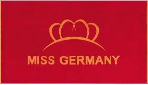 Miss Germany Strandtuch Miss Germany, Velours