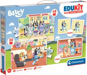 Clementoni® Puzzle Edukit, 4n1, Bluey, 78