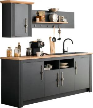 KOCHSTATION Küche KS-Westminster, Breite 204 cm,