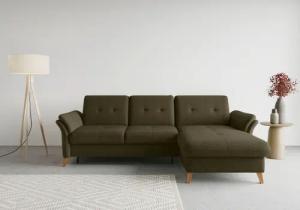 sit&more Ecksofa Göteborg, Sitztiefenverstellung und Federkern,