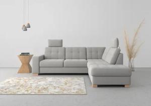 sit&more Ecksofa Quincy L-Form, wahlweise mit