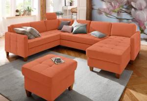 Home affaire Wohnlandschaft Earl U-Form, wahlweise