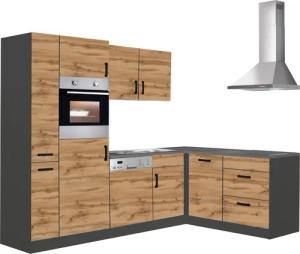 KOCHSTATION Winkelküche KS-Toronto, Stellbreite 260x170 cm,