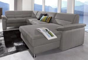 sit&more Wohnlandschaft Ascara U-Form, inklusive Boxspring/Federkern-Polsterung,
