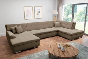 DOMO collection Wohnlandschaft Treviso incl. Zierkissen,