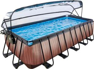 EXIT Framepool inkl. multifunktionaler Poolabdeckung (Set,