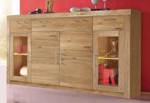 VOGL Möbelfabrik Highboard Toronto, opt. Glastüren,