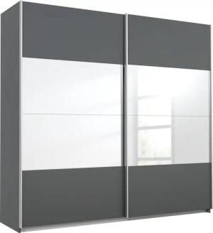 rauch Schwebetürenschrank Quadra mit Spiegelelementen