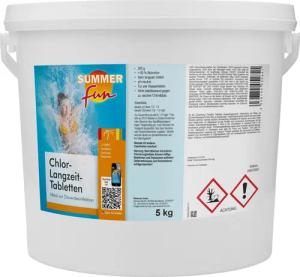 SUMMER FUN Chlortabletten Chlor-Langzeit-Tabletten, 5 kg