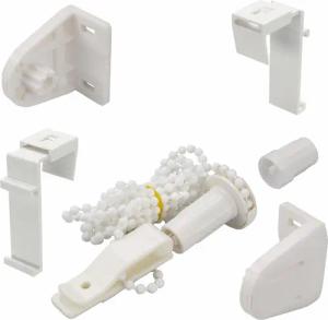 Liedeco Sichtschutzbefestigungen Zubehör-Set, Kettenzugrollos, (Set, 1-tlg),
