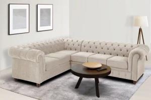 Home affaire Chesterfield-Sofa Chesterfield Ecksofa, auch