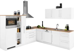 KOCHSTATION Winkelküche KS-Samos, Stellbreite 260x270 cm,