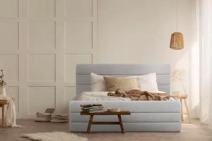 OTTO products Polsterbett Merrit, Quernaht im