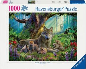 Ravensburger Puzzle Wölfe im Wald, 1000