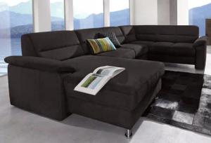 sit&more Wohnlandschaft Ascara U-Form, inklusive Boxspring/Federkern-Polsterung,