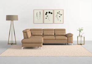 sit&more Ecksofa Cabrio L-Form, mit Sitztiefenverstellung,